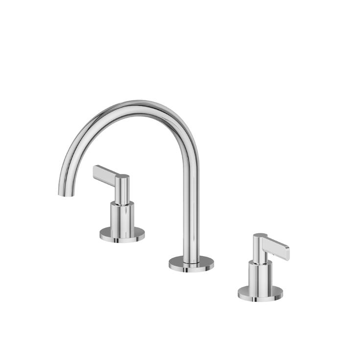 Newform Blink Chic Смеситель для раковины на 3 отв., излив: 12.3см., цвет: хром