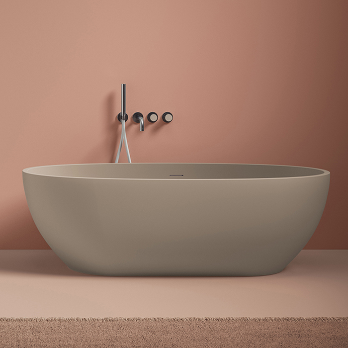 Artceram  Ванна Hoop 170x70хh50 см отдельностоящая, цвет: tortora