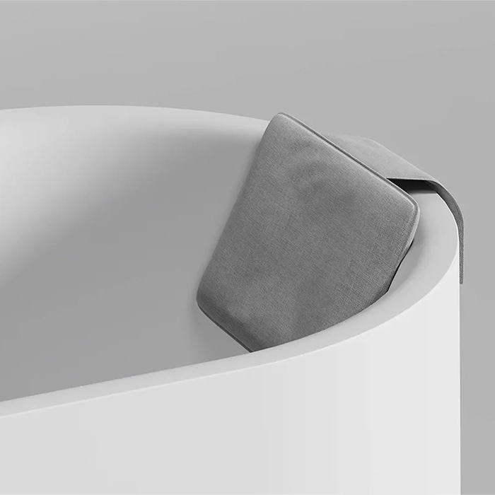 Salini Подушка для ванны 49.5x35.5x7cм , цвет: Grey