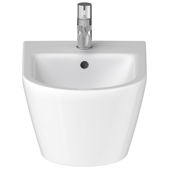 Duravit D-Neo Биде подвесное 37x54 см, с переливом, с 1отв., WonderGliss, цвет: белый	