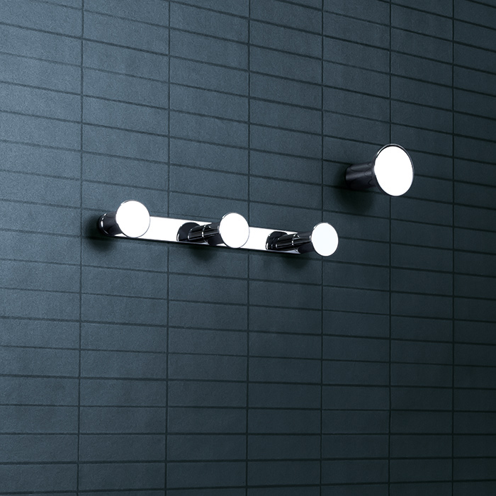 Colombo Mini Крючок тройной, цвет: хром