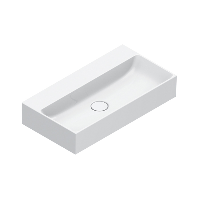 Catalano Premium Раковина 65х35см, подвесная, без отв., цвет: белый глянцевый