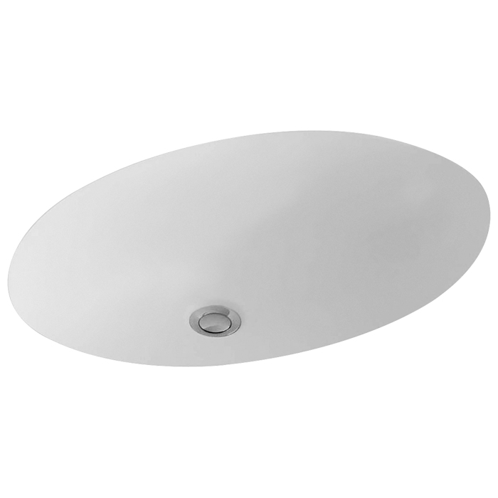 Villeroy&Boch Evana Раковина 50х35х22см., без отв., встраиваемая под столешницу, с переливом, с крепежом, цвет: альпийский белый