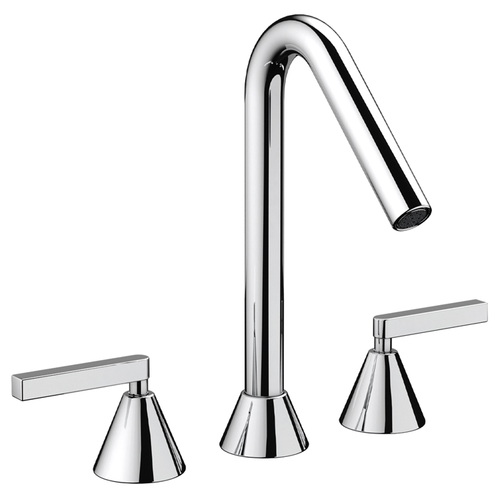 Nicolazzi Flag Смеситель для раковины, на 3 отв, h: 14.8см., цвет: хром
