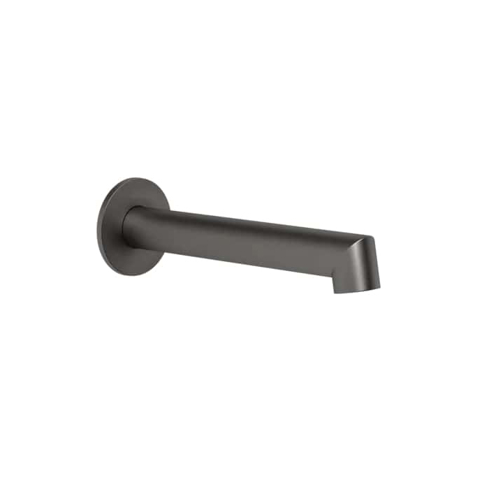 Gessi Ingranaggio Настенный излив для ванны, цвет: Black Metal Brushed PVD