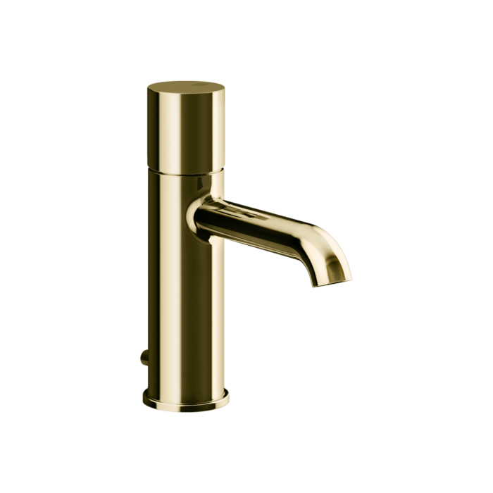 Gessi Habito Unito Смеситель для раковины, 1 отв., с донным клапаном, цвет: Brass PVD