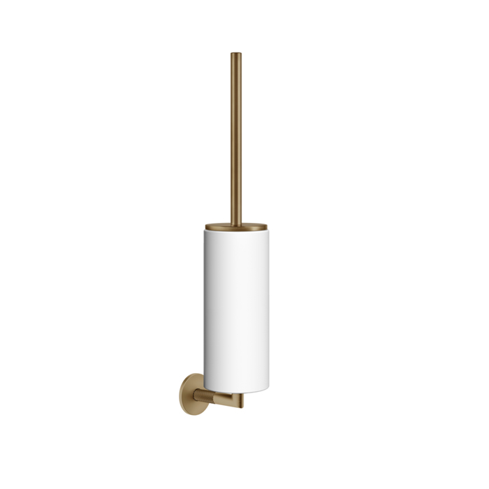 Gessi Anello Ершик для унитаза, настенный, колба белая, цвет: Warm Bronze Br. PVD