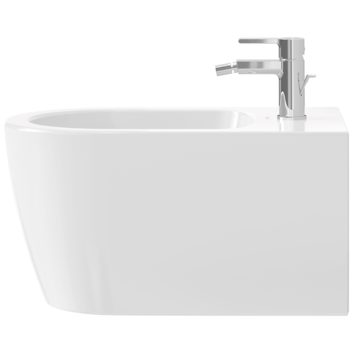 Duravit Me by Starck Биде подвесное 57х37см., с 1 отв. под смеситель, с креплением, цвет: белый