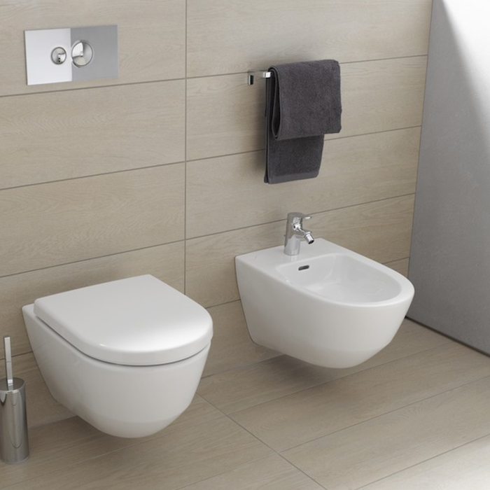 Laufen Pro Биде подвесное 53x36x33,5 см, с 1 отв., c покрытием LCC цвет: белый