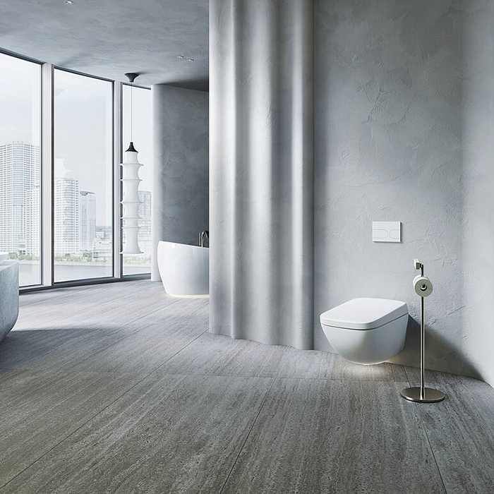 TOTO Neorest WX1 Комплект: Унитаз подвесной 66x45см, сиденье, инсталяция, клавиша смыва, Cefiontect, Rimless, цвет: белый матовый