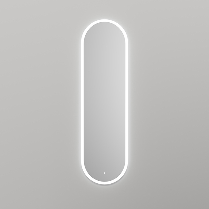 Salini Armonia Зеркало для ванны 45х158.5х2.5см., фоновая и фронтальная подсветка 3в1, сенсорный выключатель, крепления, без подогрева