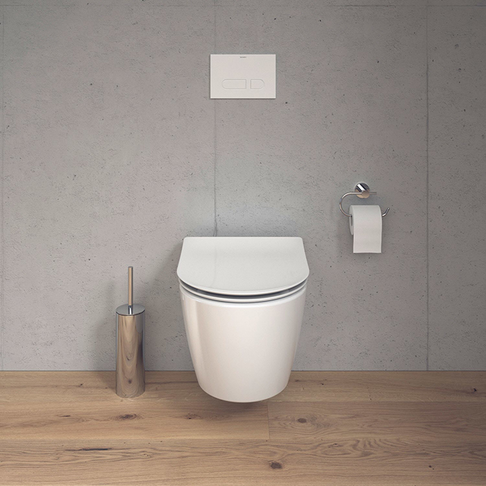 Duravit Soleil by Starck Унитаз 37х48см., подвесной, безободковый, Weiß Hochglanz, HyG, цвет: белый