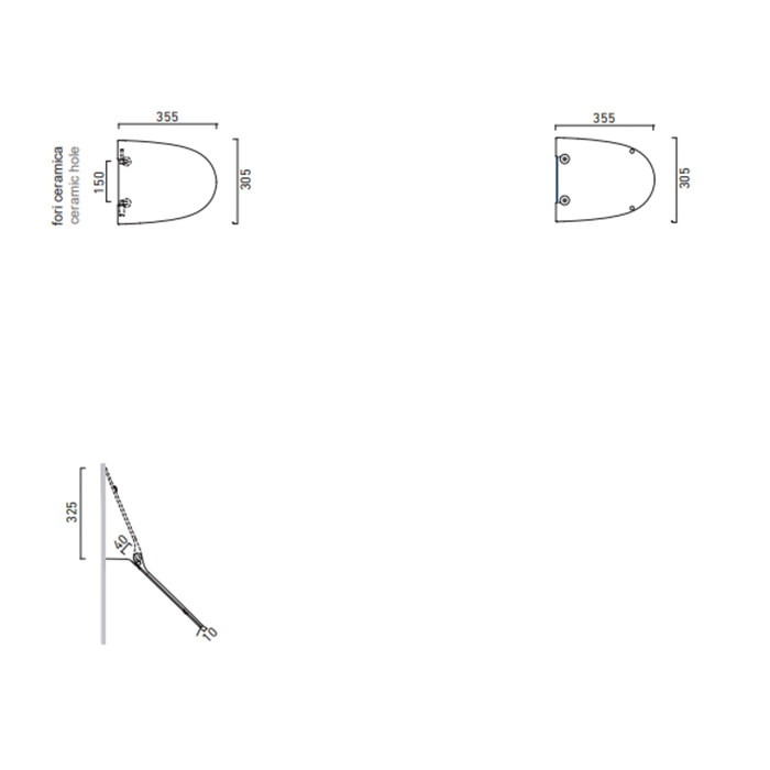 Catalano Comfort Крышка для писсуара с микролифтом, цвет: белый глянцевый