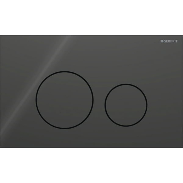 Geberit Sigma40 Клавиша для двойного смыва, круглая: Черный