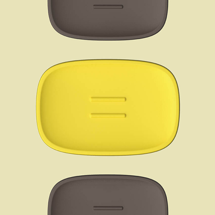 Colombo Mood Мыльница настольная, цвет: Lemon Yellow