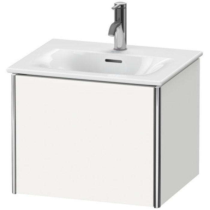 Duravit XSquare База подвесная 51x41.8x39.7см с раковиной, 1 выдвижное отделение, цвет: глянцевый белый