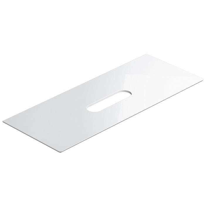 Catalano Столешница керамическая 125x50см, с отверстием , цвет: белый глянцевый