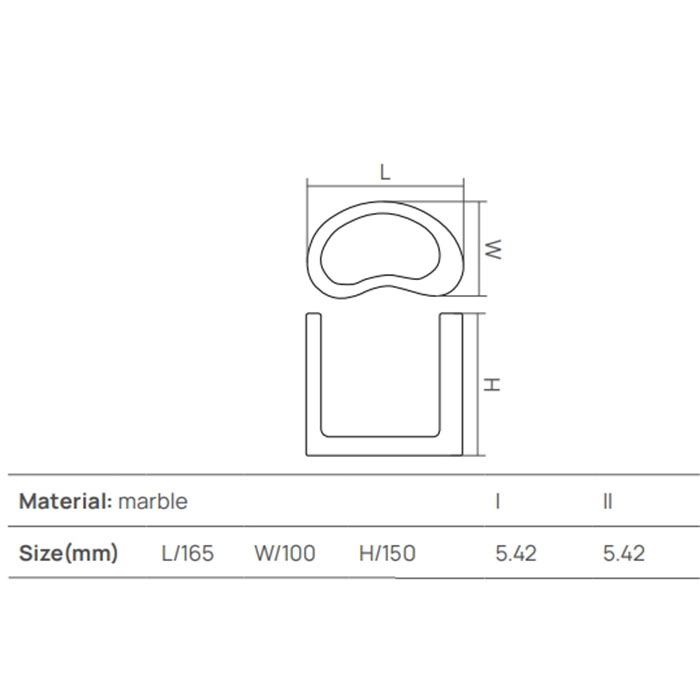 Dea Design Marble Стакан настольный, 15х10хh15см., из мрамора, цвет: Statuario White