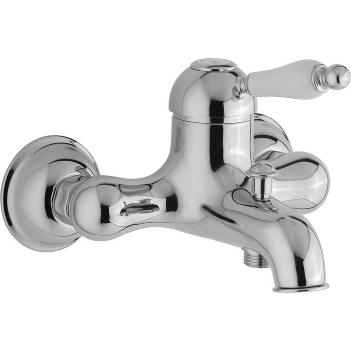 CISAL Arcana Empress Смеситель однорычажный настенный для ванны/душа, цвет: хром 