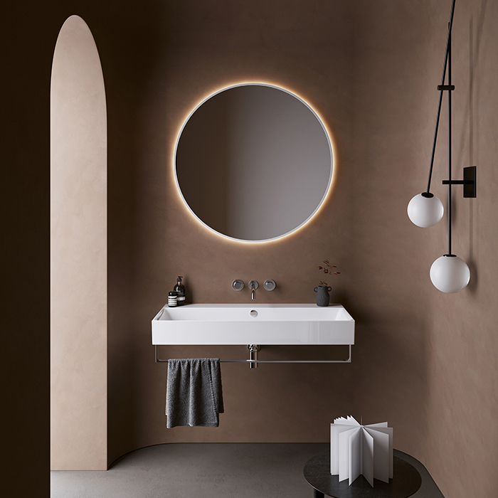 Catalano Premium Раковина 100х47см, без отв., подвесная, цвет: белый глянцевый