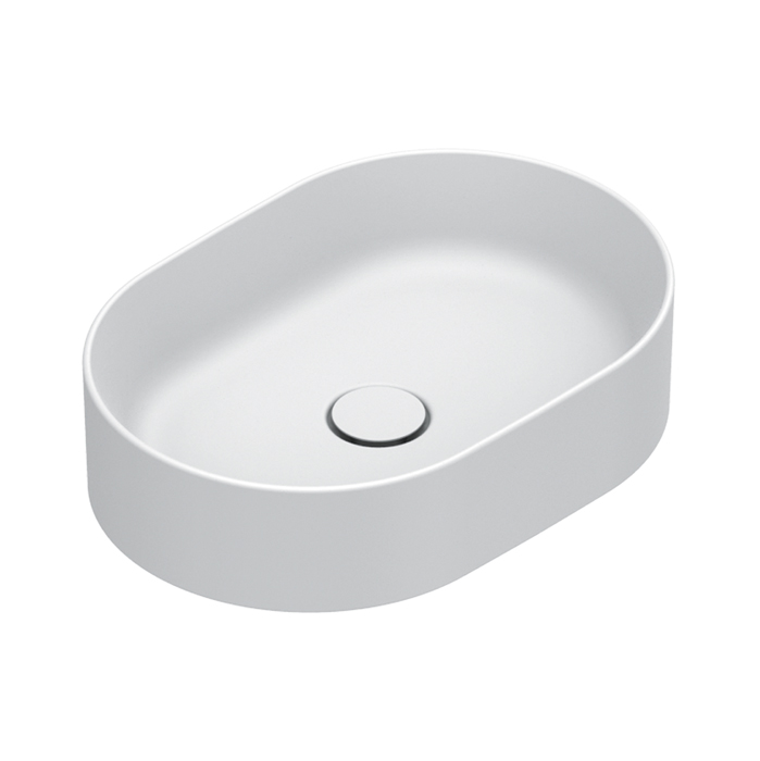 Catalano Zero Раковина 50x35см, накладная, без отв., без перелива, цвет: белый матовый