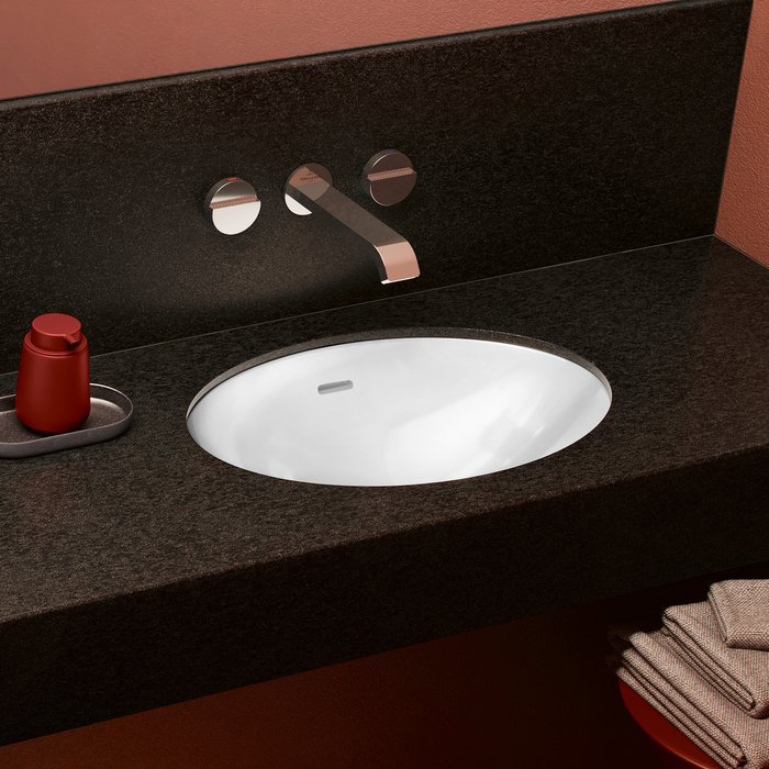 Villeroy&Boch Loop&Friends Раковина 48.5х32.5х21.5см., встраиваемая снизу, без отв., с переливом, цвет: альпийский белый