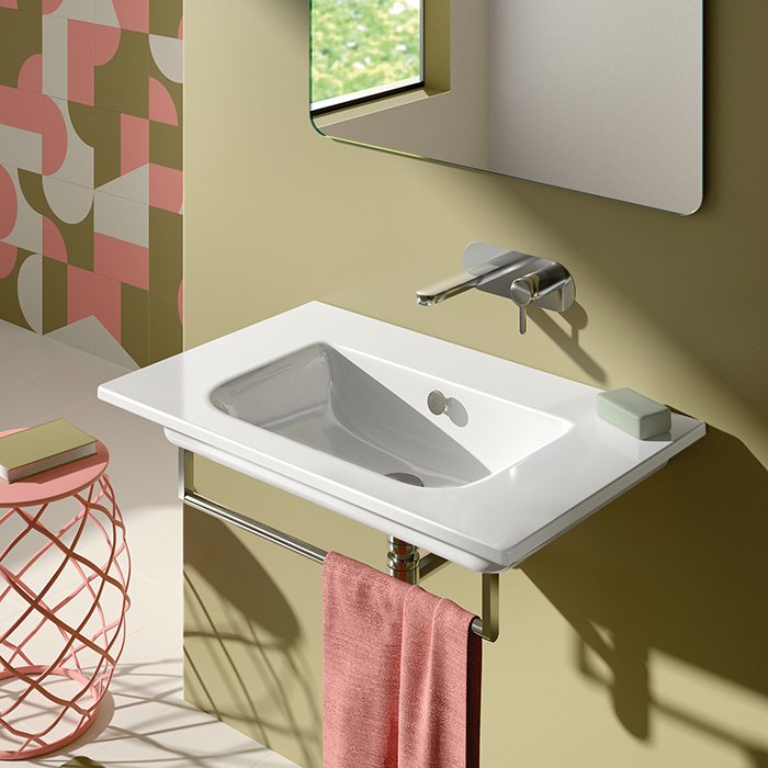 Catalano Italy Раковина 80x50см, с 1 отв., цвет: белый глянцевый