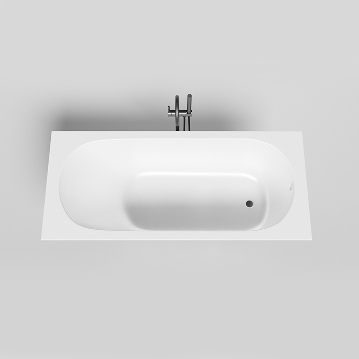 LOFO by Salini Ванна встраиваемая 170х75см, овальная чаша, материал: Gelcoat, цвет: белый глянцевый