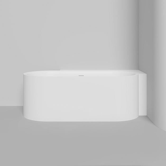 Salini Perla CR Ванна угловая 180x90см, материал S-Stone, цвет: белый матовый