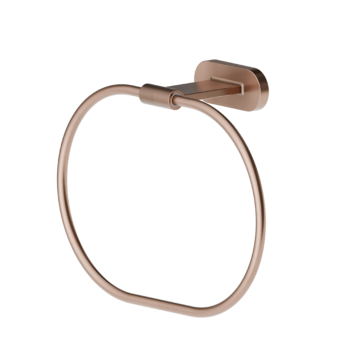 Newform Accessori tondi Полотенцедержатель кольцо, цвет: PVD brushed copper bronze