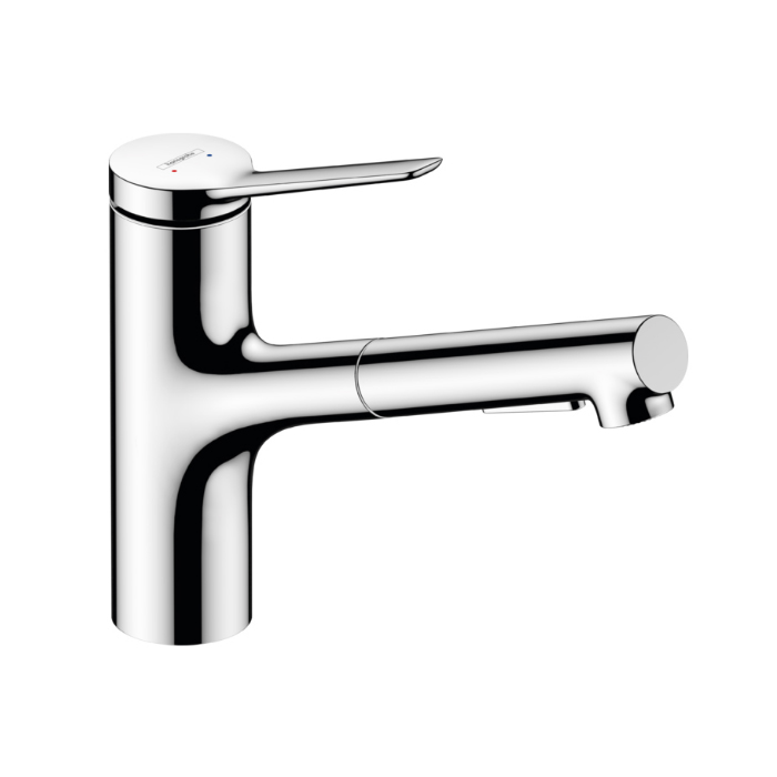 Hansgrohe Zesis Смеситель для кухни, 1 отв., с вытяжным душем, 2jet, цвет: хром