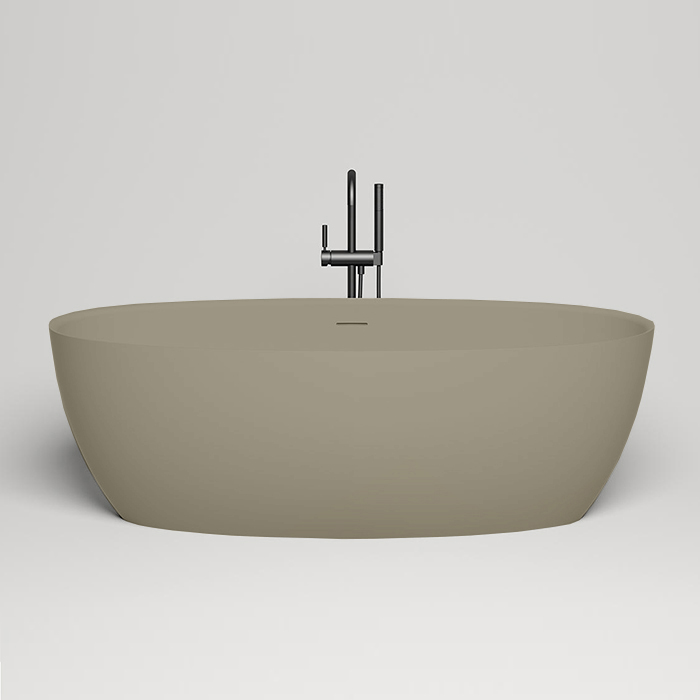 Salini Alda Ванна отдельностоящая 178х92х58см, донный клапан , сифон, слив-перелив, S-Stone, цвет: RAL7002