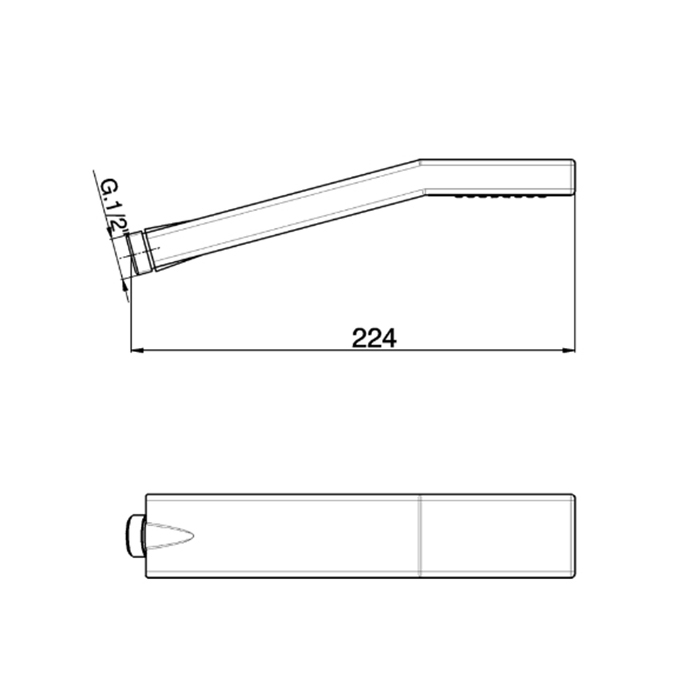 Cisal Shower Ручной душ, цвет: хром