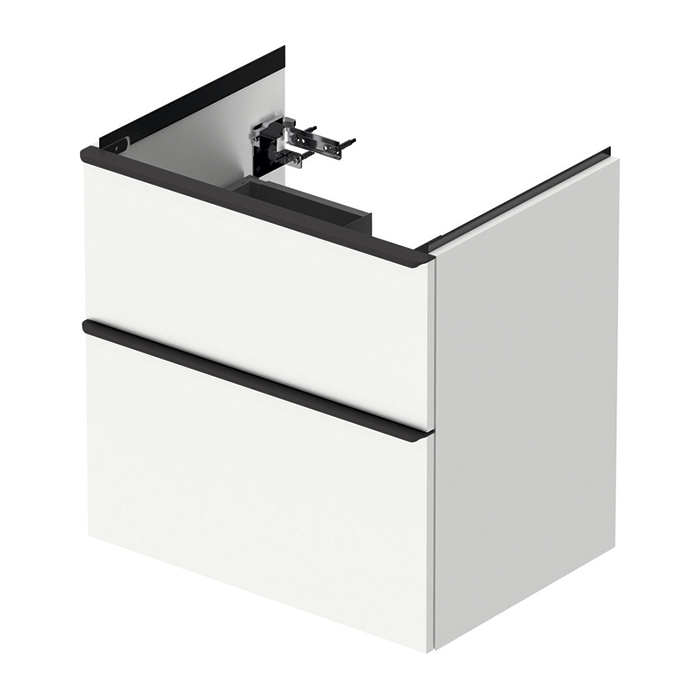 Duravit D-Neo Тумба с раковиной 63.4x45.2хh62.5см., с 2 ящиками, подвесная, цвет: белый матовый