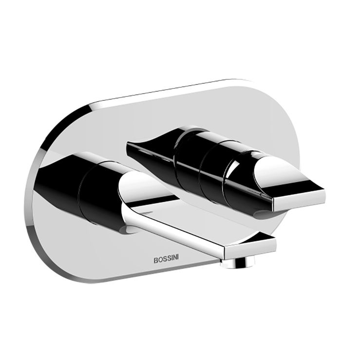 Bossini Apice Смеситель для раковины встраиваемый, однорычажный, излив 180 мм., цвет: хром