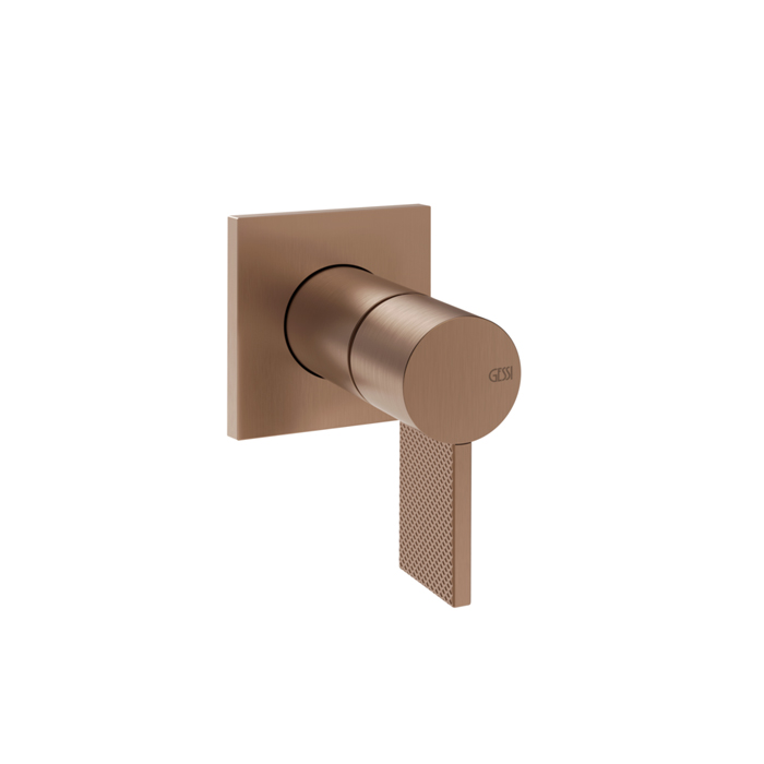 Gessi Inverso Diamantato Смеситель для раковины, настенный, цвет: Copper Brushed PVD