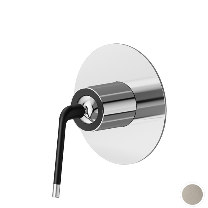 Newform O'Rama Смеситель для раковины, встраиваемый, внешняя часть, цвет: titanium satin