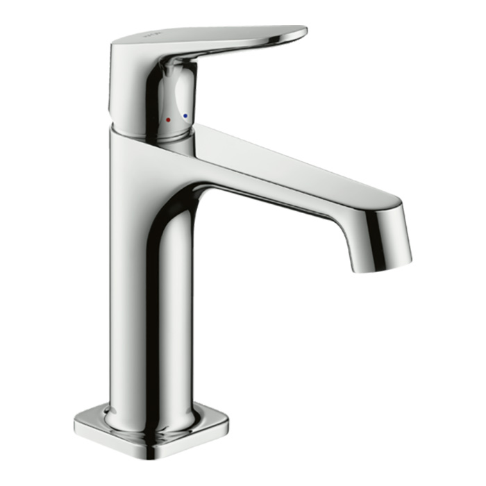 Axor Citterio M Смеситель для раковины, 1 отв., с донным клапаном, цвет: хром    