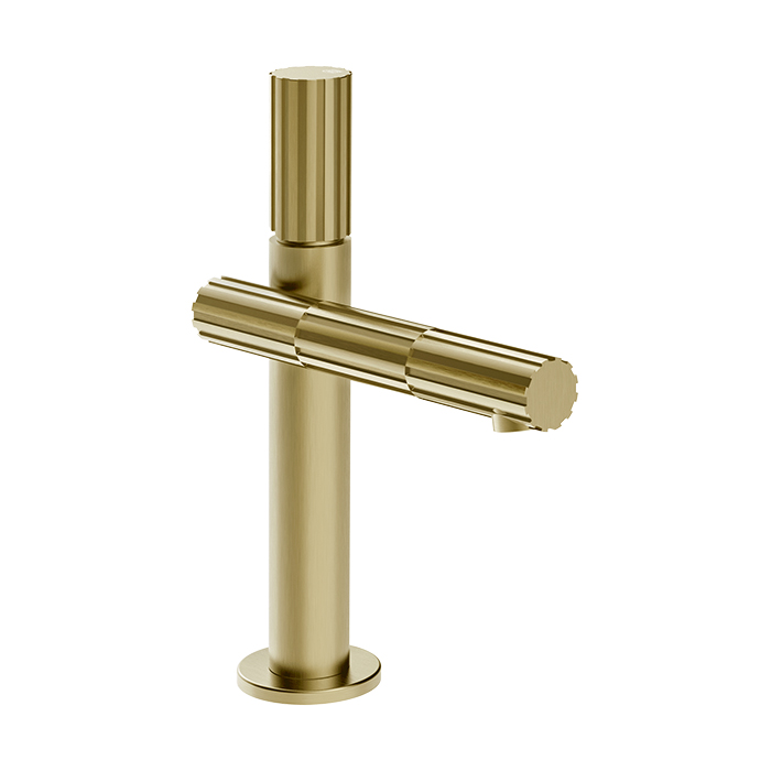 Gessi Incastri Смеситель для раковины, 1 отв., цвет: Brass Brushed PVD