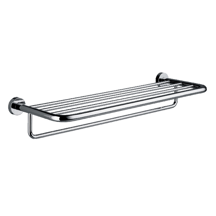 EMCO Rondo2 Полотенцедержатель с полочкой, 60см, подвесной, цвет: хром