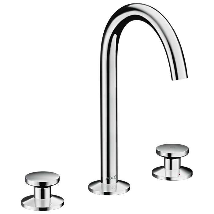 Axor One Смеситель для раковины, 3 отв., излив h170мм, Select, со сливом push-open, цвет: хром