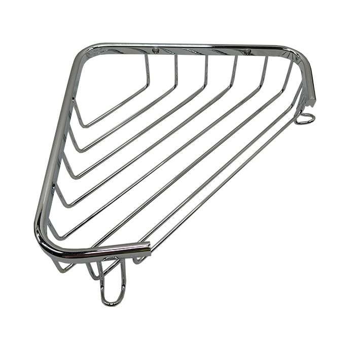 TW Harmony 534, подвесная полочка-решетка угловая 18x18xh4, цвет: хром