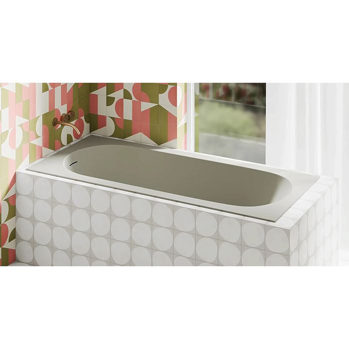 Salini Ornella Kit Ванна 170х80х60см., встраиваемая, S-Sense, донный клапан, сифон, щелевой слив-перелив, цвет: белый глянцевый