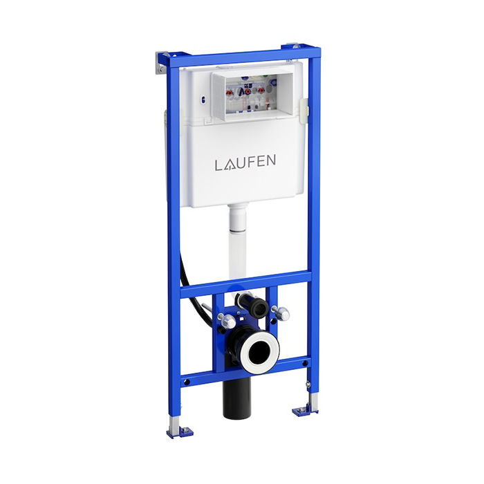 Laufen Installation System Инсталляция с бачком для подвесного унитаза, со встроенной трубой для подачи воды, двойной слив 4,5/3 л, регул. до 6/3 л