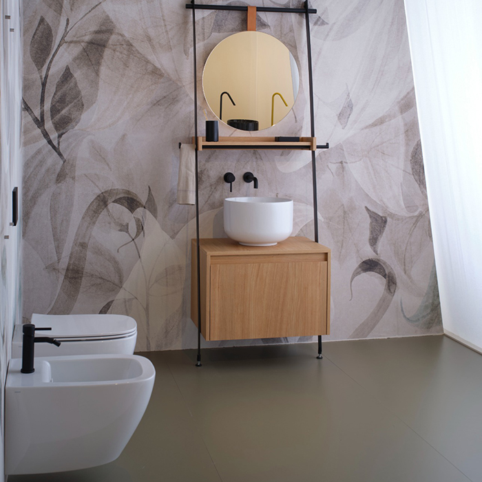 Simas Juniper Унитаз подвесной 53x37см, слив TORNADO (green vertigo), цвет: белый глянец