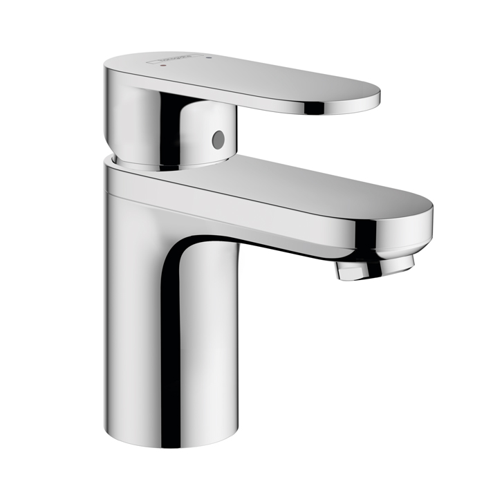  Hansgrohe Vernis Blend Смеситель для раковины, излив 70 мм, с донным клапаном, цвет: хром 