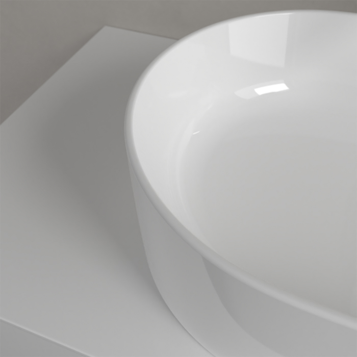 Villeroy&Boch Collaro Раковина накладная, 56x36х14.5см., без отв., цвет: альпийский белый