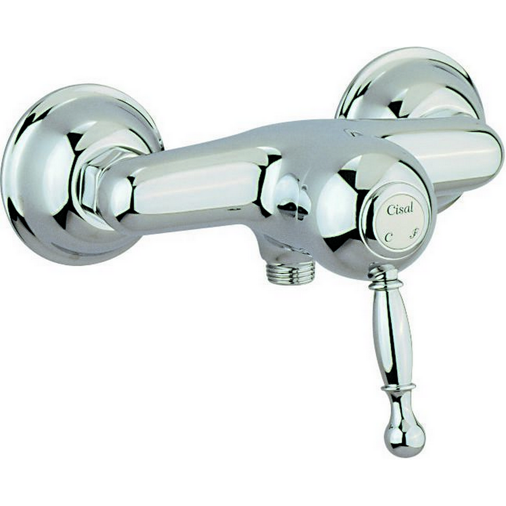 CISAL Arcana Royal Смеситель однорычажный настенный для душа, цвет: хром 