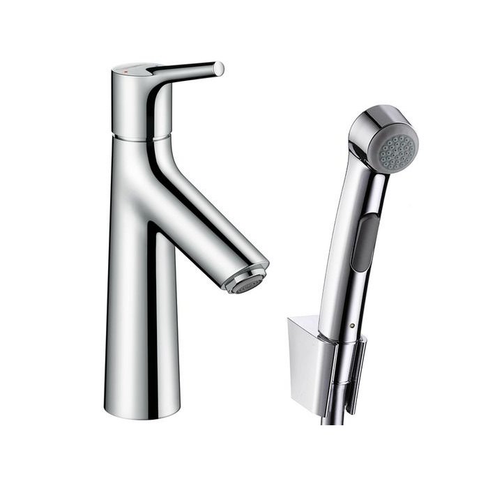 Hansgrohe Talis S, Смеситель для раковины с гигиеническим душем, Цвет: хром