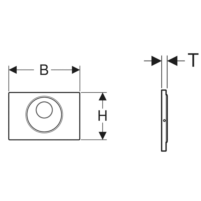 Geberit Sigma10 Клавиша для унитаза, с системой управления смывом, электронная, цвет: нержавеющая сталь